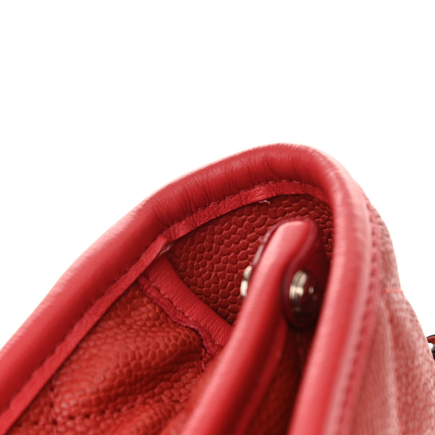 Chanel Caviar Quilted Medium French Riviera Flap Red 11 of 11
