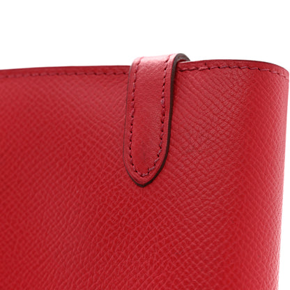 Hermes Epsom Kelly Tri-Fold Wallet Rouge Vif 12 of 13