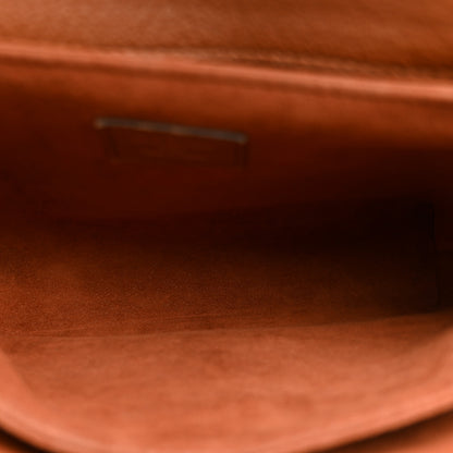 Louis Vuitton Grained Calfskin Lockme Oxford Cognac 5 of 10
