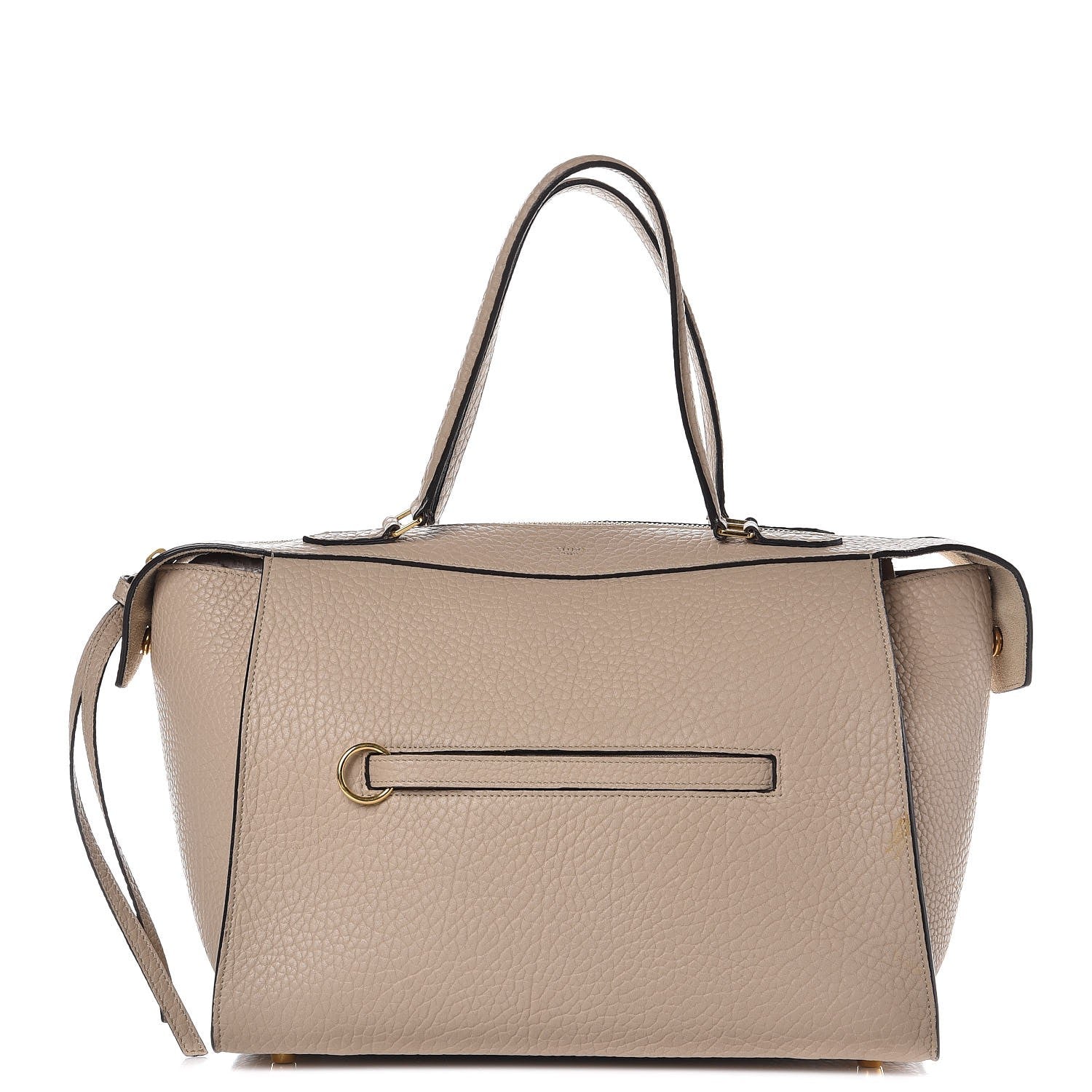 Celine Bullhide Calfskin Small Ring Bag Dune 1 of 16