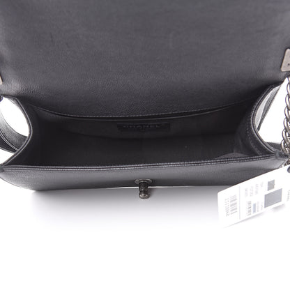 Chanel Caviar Quilted Medium Boy Flap Black 5 of 12