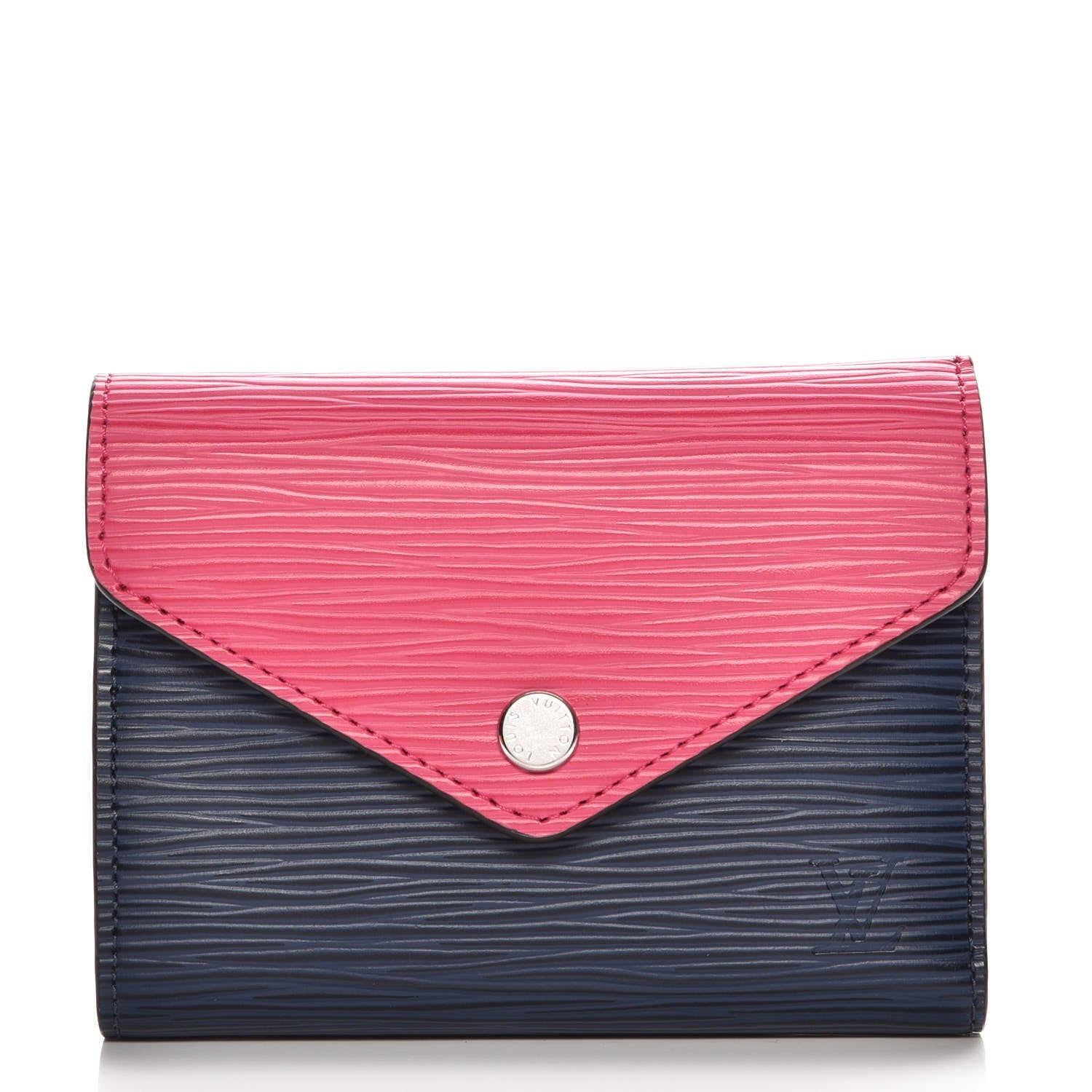 Louis Vuitton Epi Victorine Wallet Indigo Hot Pink 1 of 8