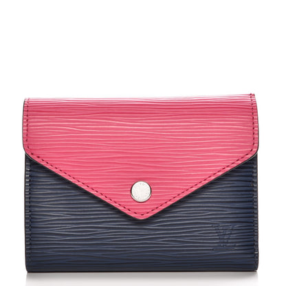 Louis Vuitton Epi Victorine Wallet Indigo Hot Pink 1 of 8