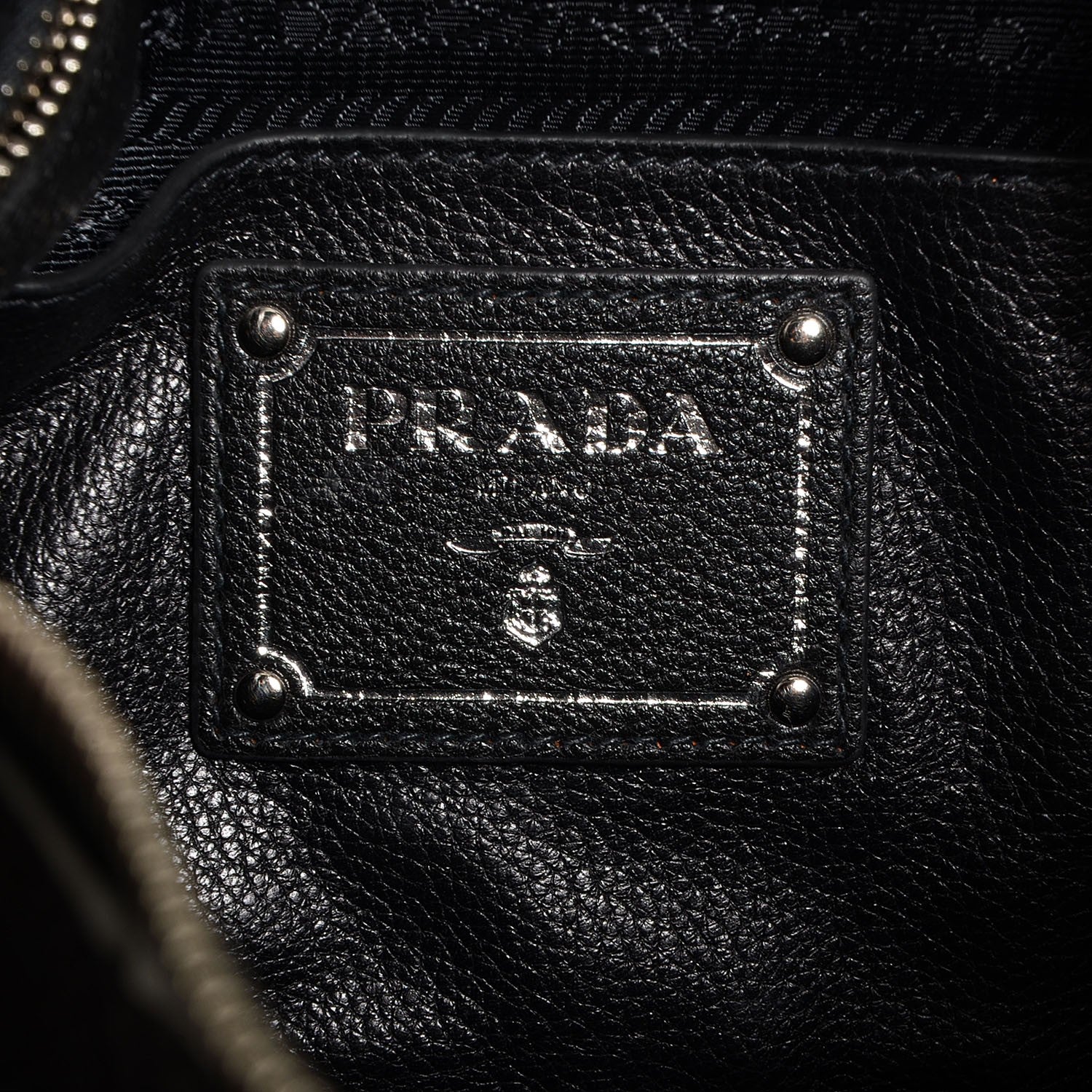 Prada Vitello Phenix Hobo Nero Black 7 of 10