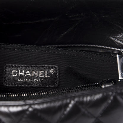 Chanel Aged Calfskin Quilted Small Coco Handle Flap So Black 6 of 10