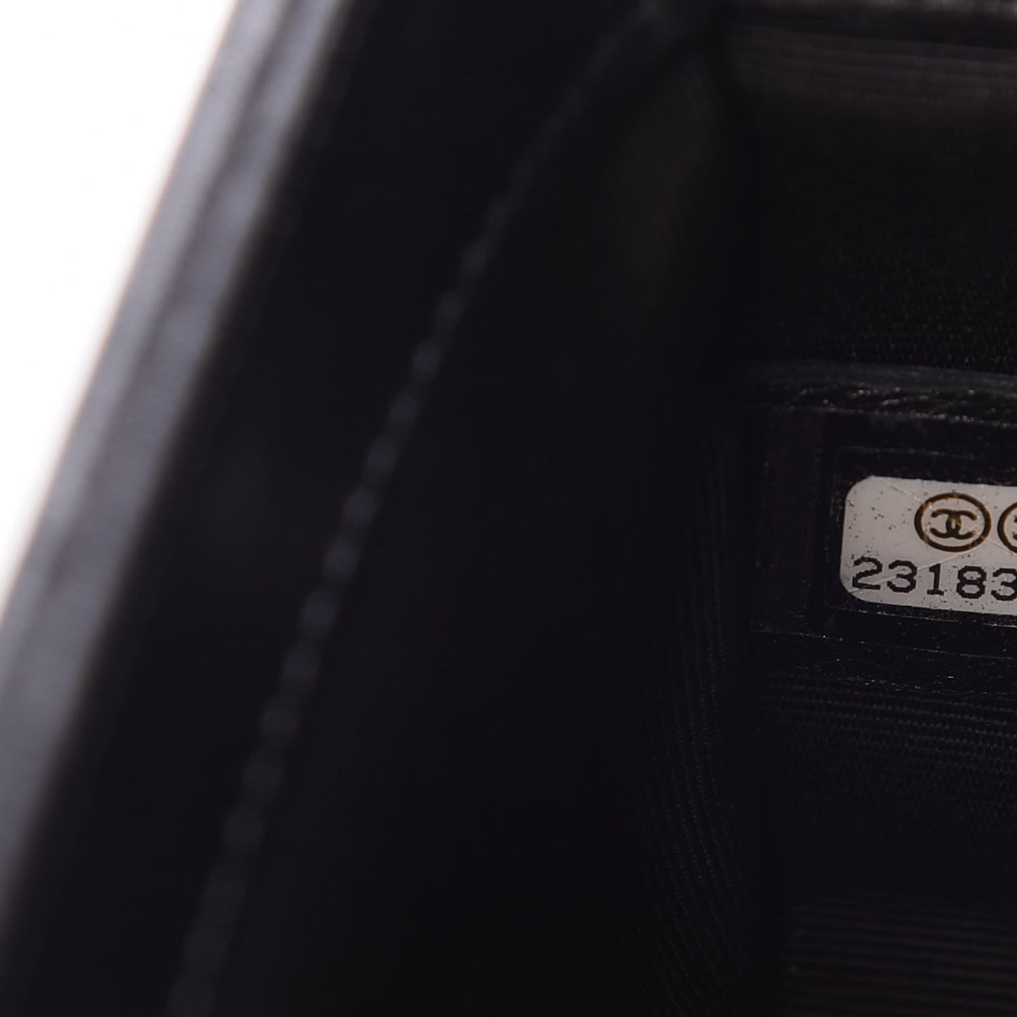 Lambskin Quilted Small Boy Flap Black