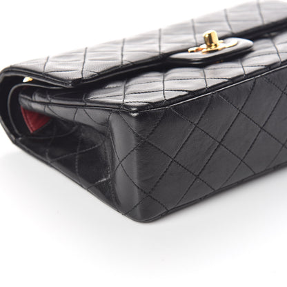 Chanel Lambskin Quilted Small Double Flap Black 9 of 10