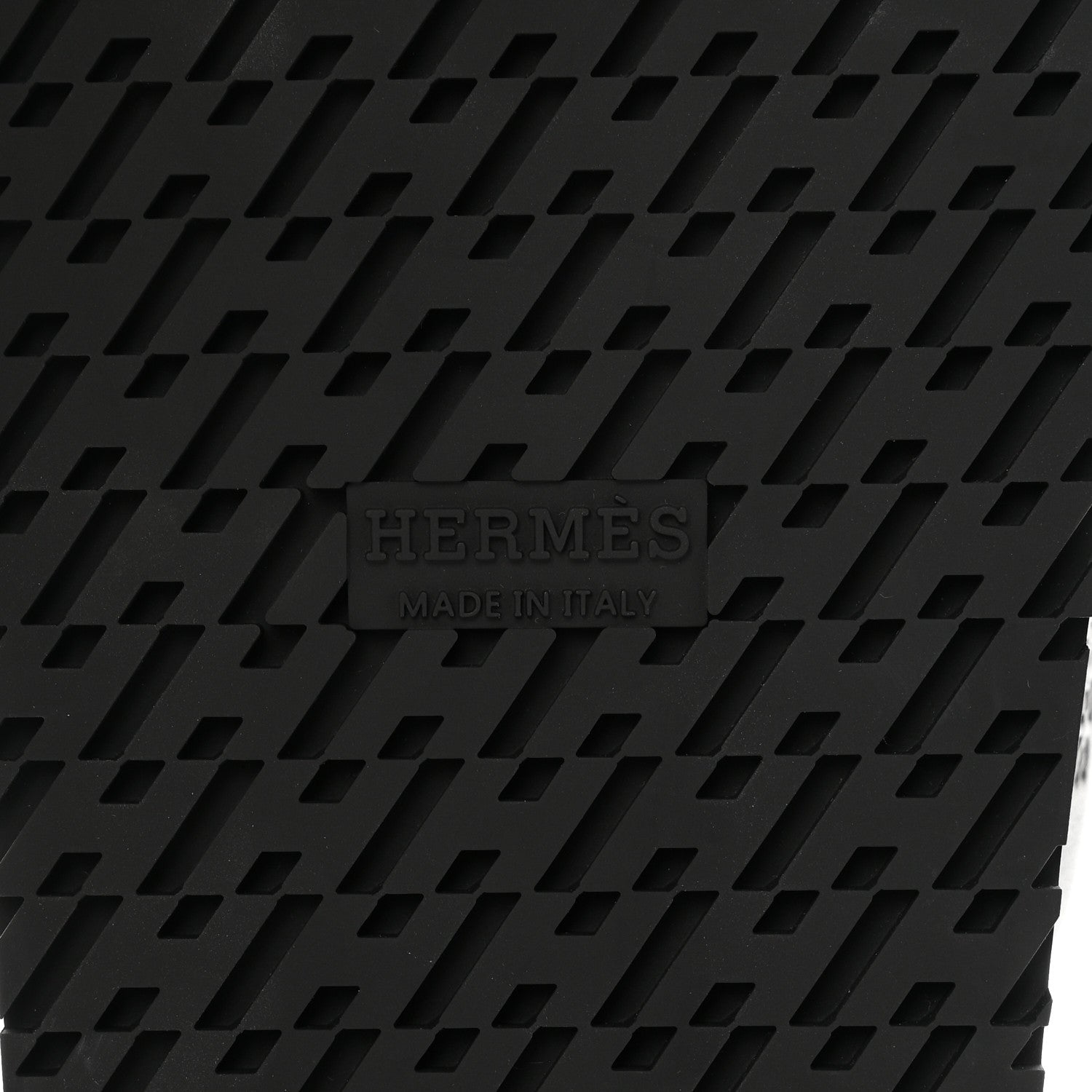 Hermes Calfskin Womens Chypre Sandals 36.5 Black 8 of 8