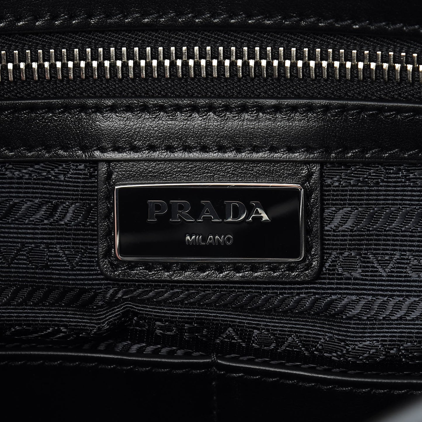Vitello Bi-Color Crossbody Black Talco