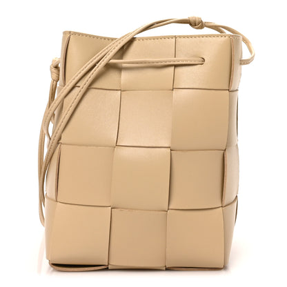 Bottega Veneta Nappa Maxi Intrecciato Small Cassette Bucket Bag Porridge 1 of 9