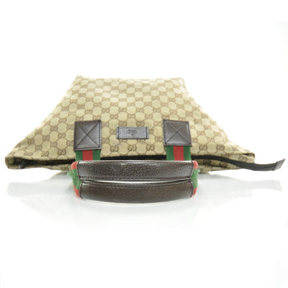 Gucci GG Monogram Medium Web Handle Bucket Tote 5 of 10