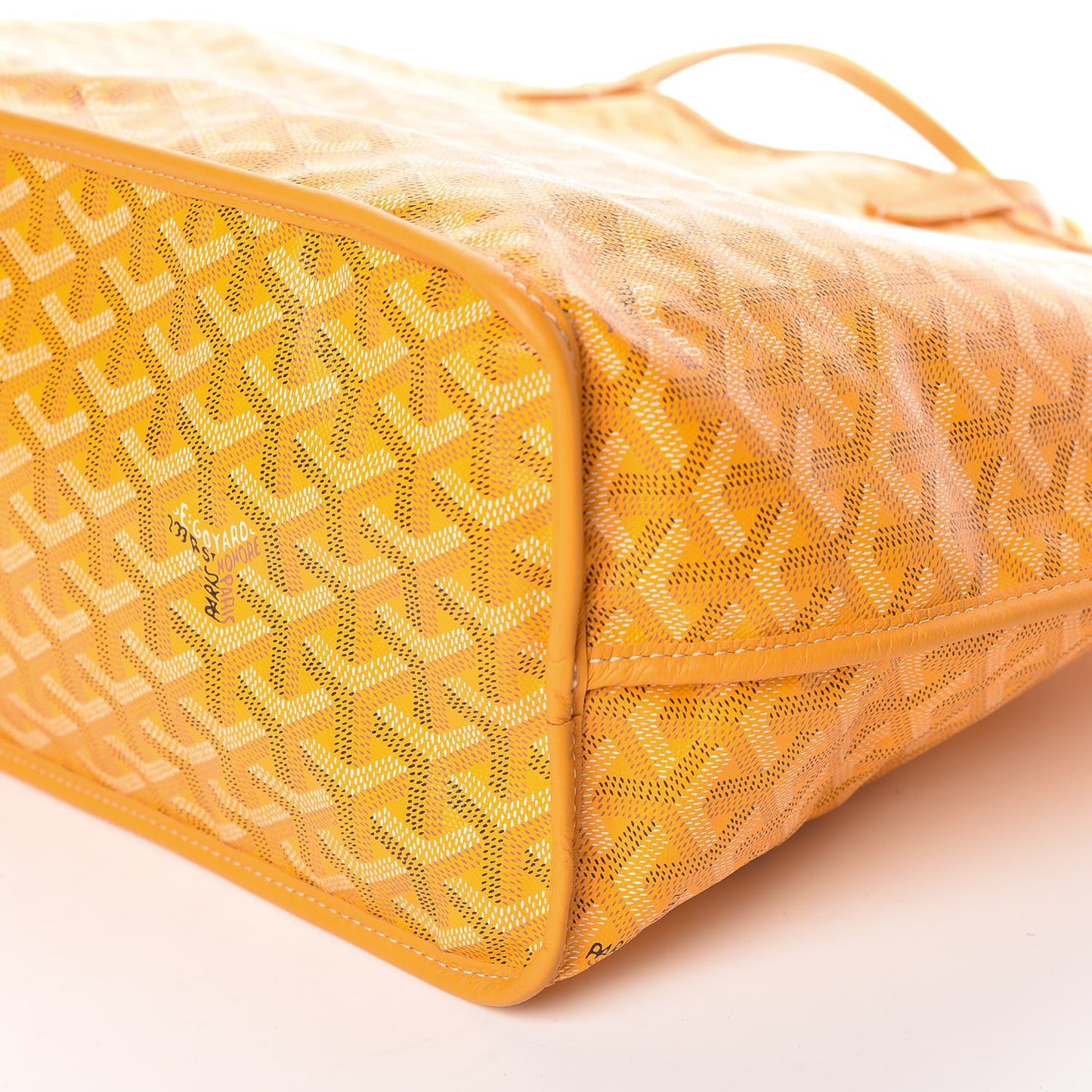 Goyardine Reversible Anjou PM Yellow