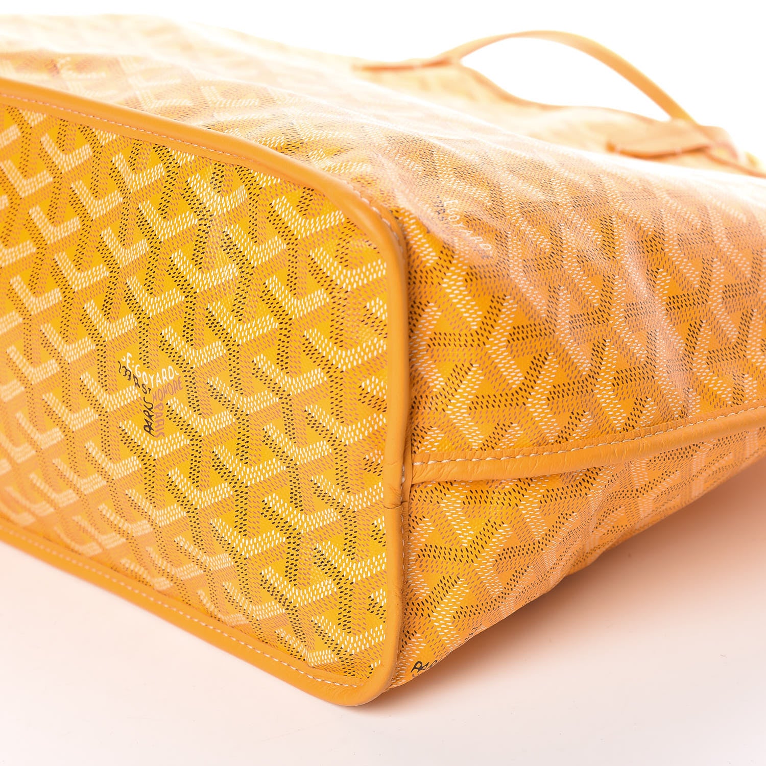 Goyard Goyardine Reversible Anjou PM Yellow 13 of 14