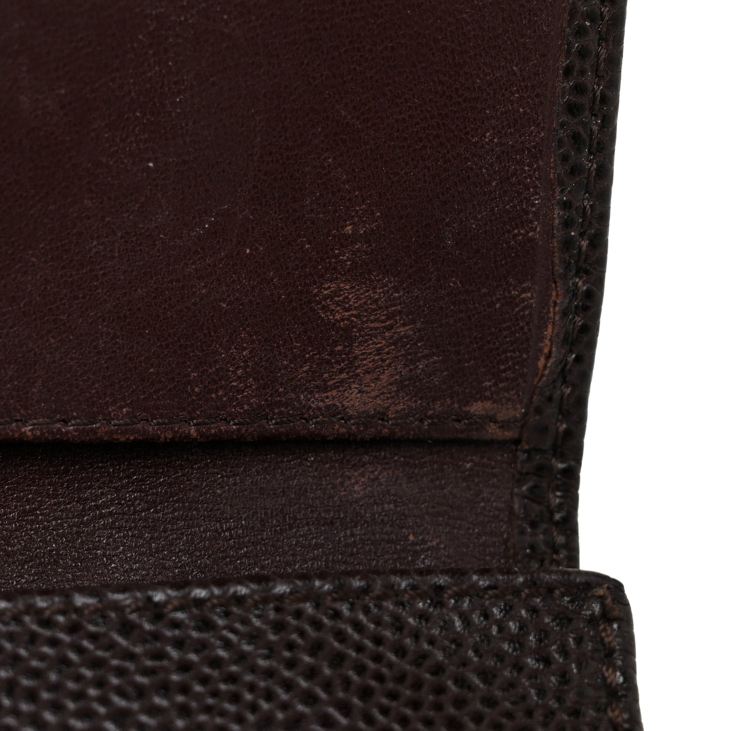 Caviar Timeless CC Flap Wallet Brown