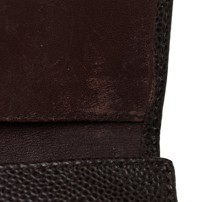 Chanel Caviar Timeless CC Flap Wallet Brown 9 of 9