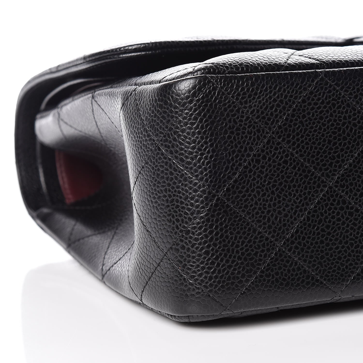 Chanel Caviar Quilted Jumbo Double Flap Black 8 of 9