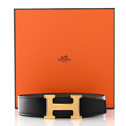 Hermes Box Togo 32mm H Belt 85 34 Black Etain 8 of 8