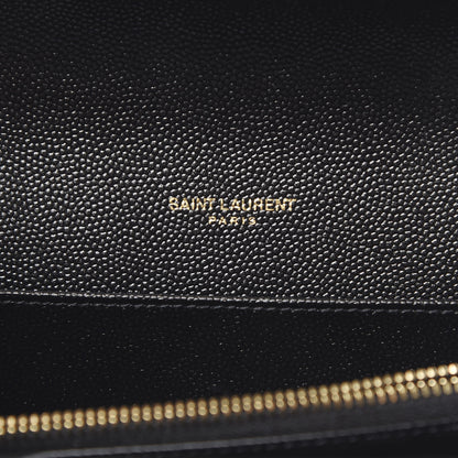 Saint Laurent Grain De Poudre Mini Uptown Crossbody Bag Black 6 of 12