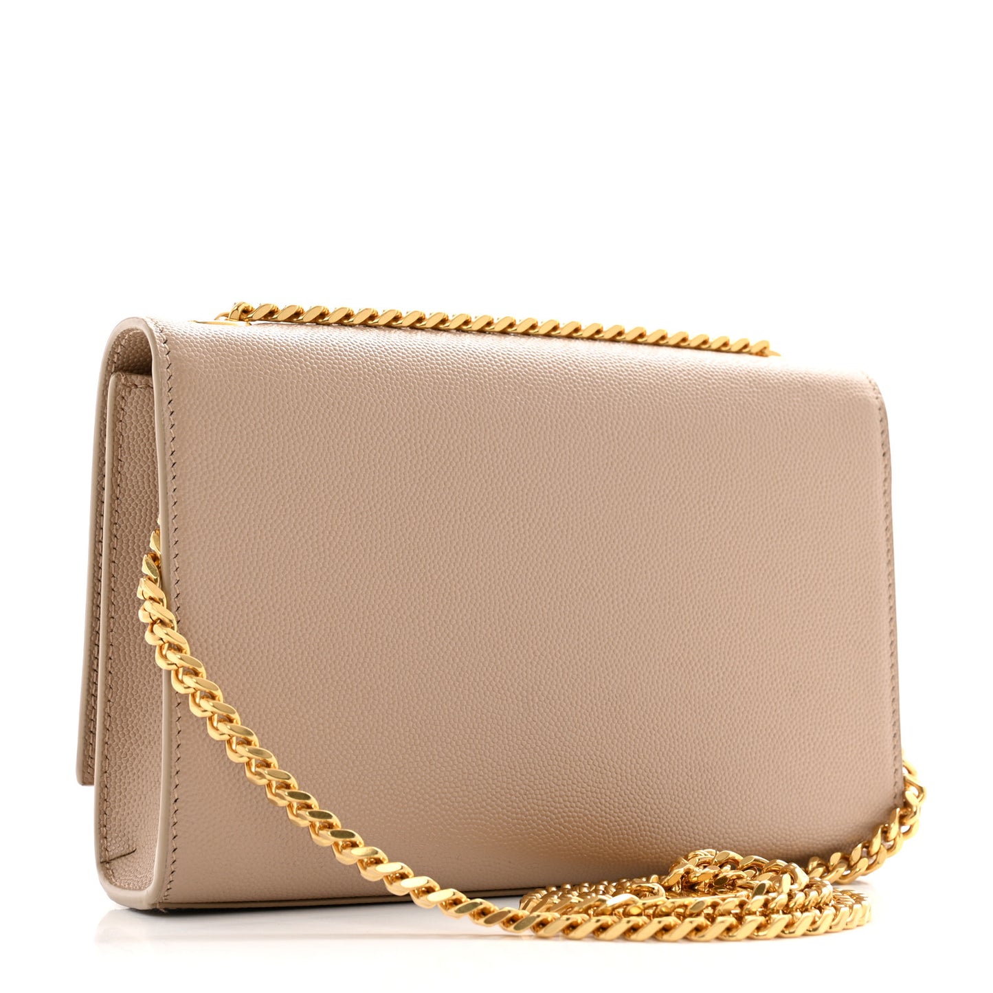 Grain De Poudre Small Monogram Kate Satchel Dark Beige