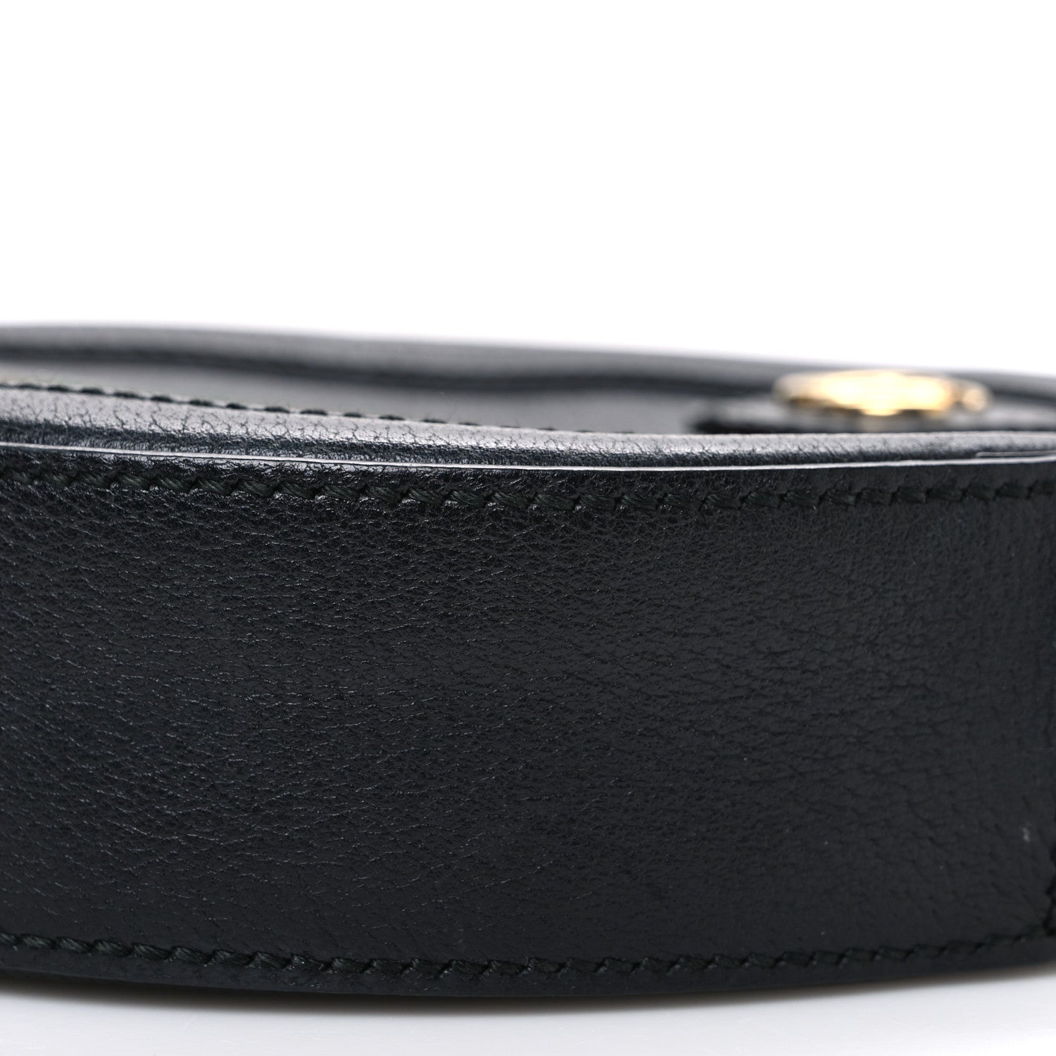 Gucci Grained Calfskin Web Mini Ophidia Round Shoulder Bag Black 10 of 12