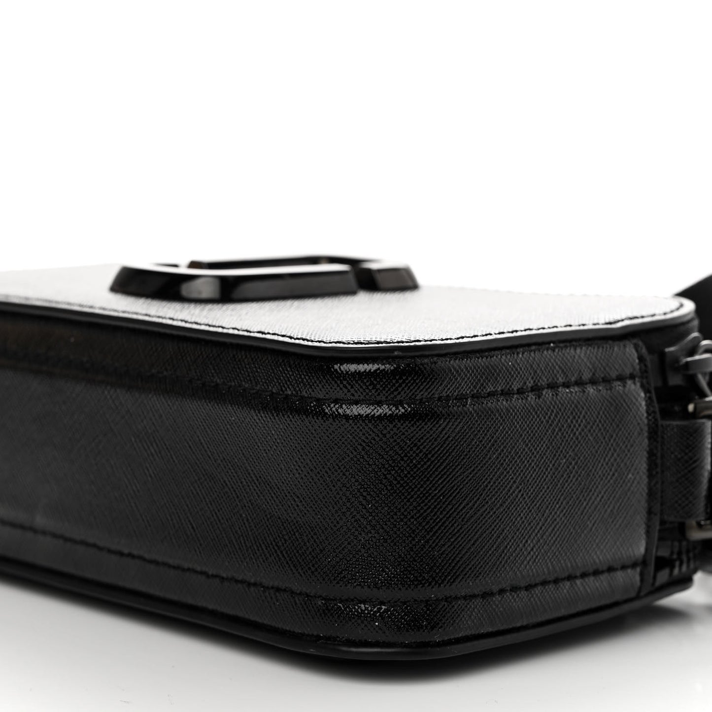 Saffiano Snapshot Camera Bag Black