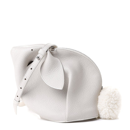 Loewe Calfskin Bunny Shoulder Bag White 1 of 4