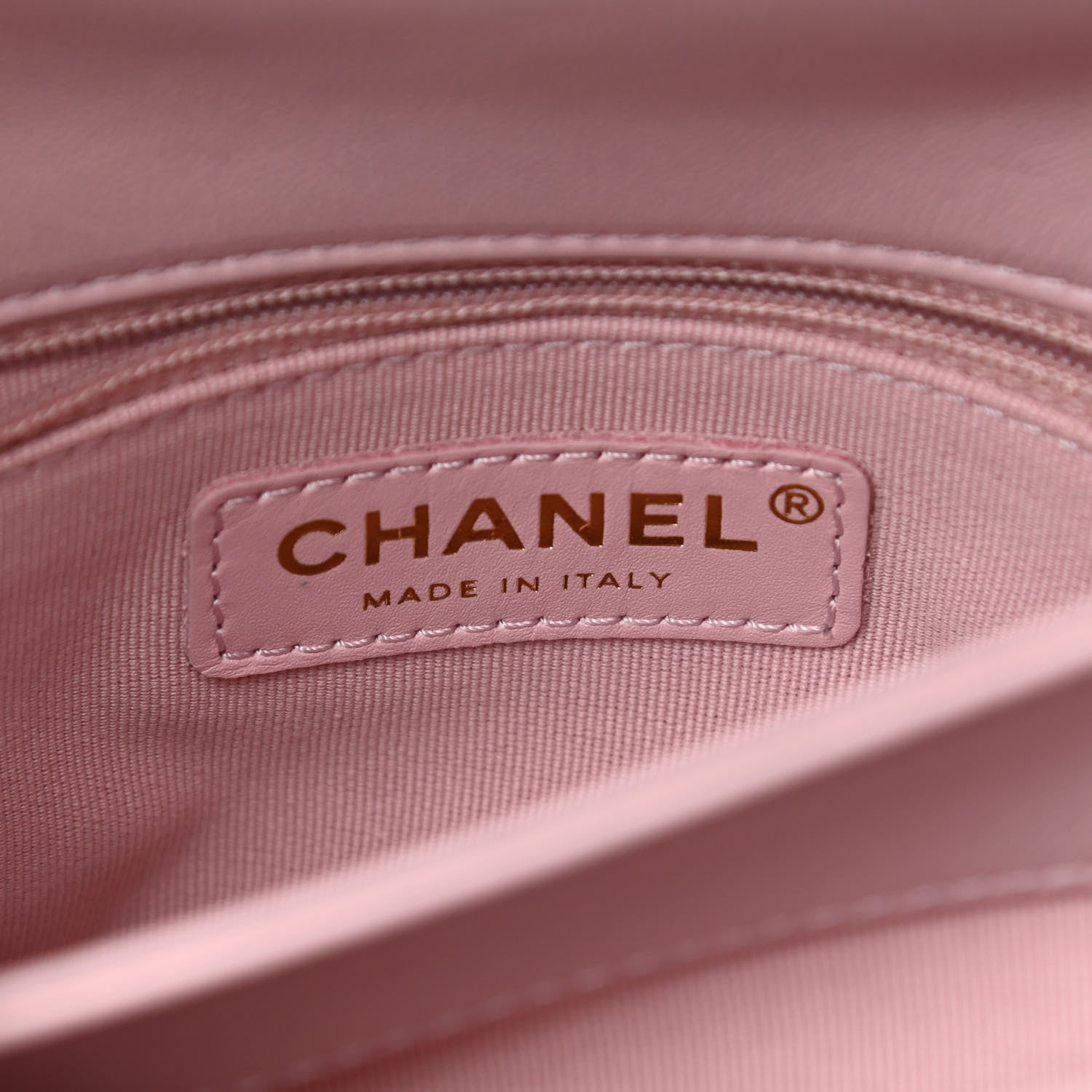 Chanel Lambskin Quilted Small Chain Top Handle Flap Rose Clair 6 of 12