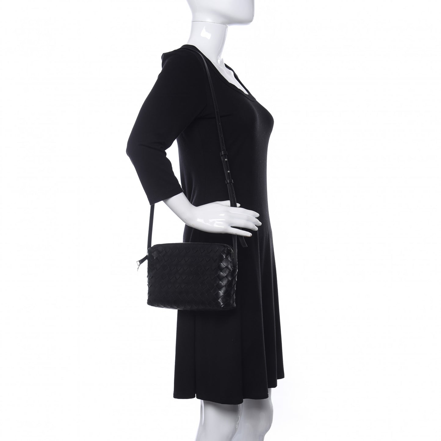 Nappa Intrecciato Nodini Bag Black