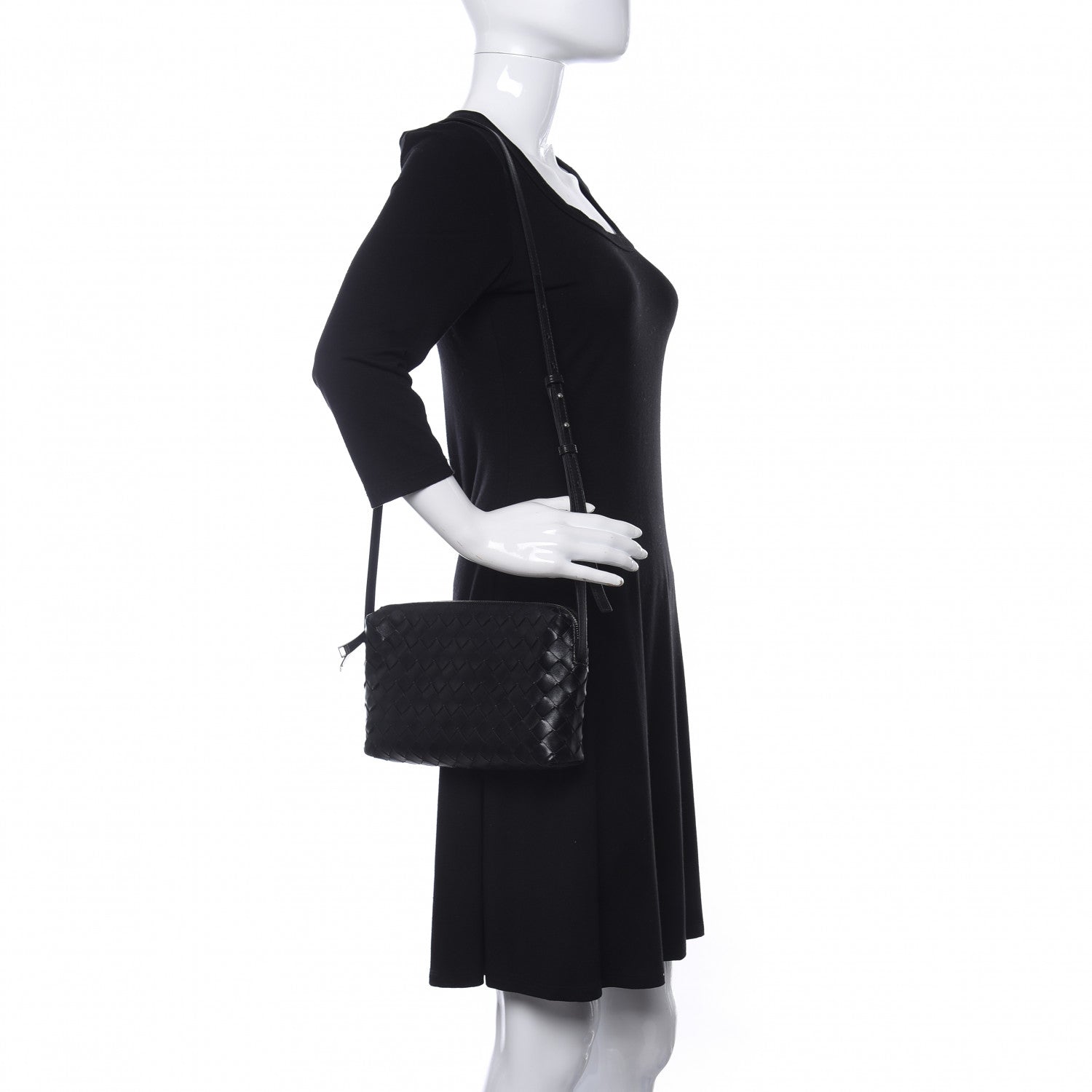 Bottega Veneta Nappa Intrecciato Nodini Bag Black 2 of 9