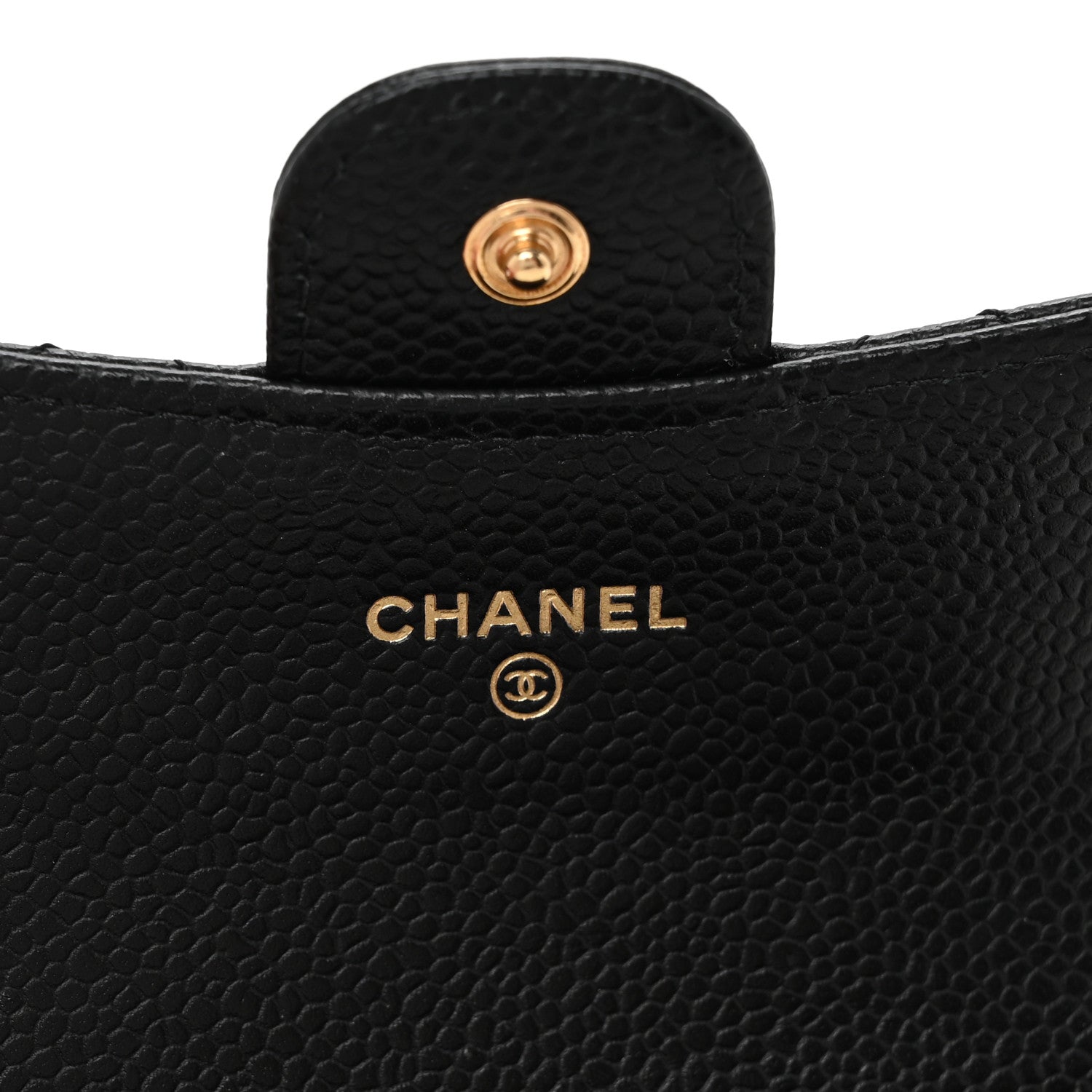 Chanel Caviar Quilted Flap Card Holder Wallet Black 6 of 9