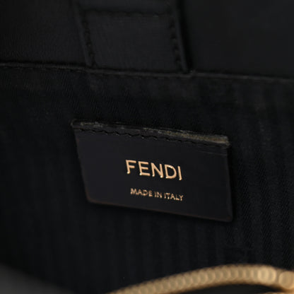 Fendi Vitello Elite Petite 2Jours Tote Black 6 of 13