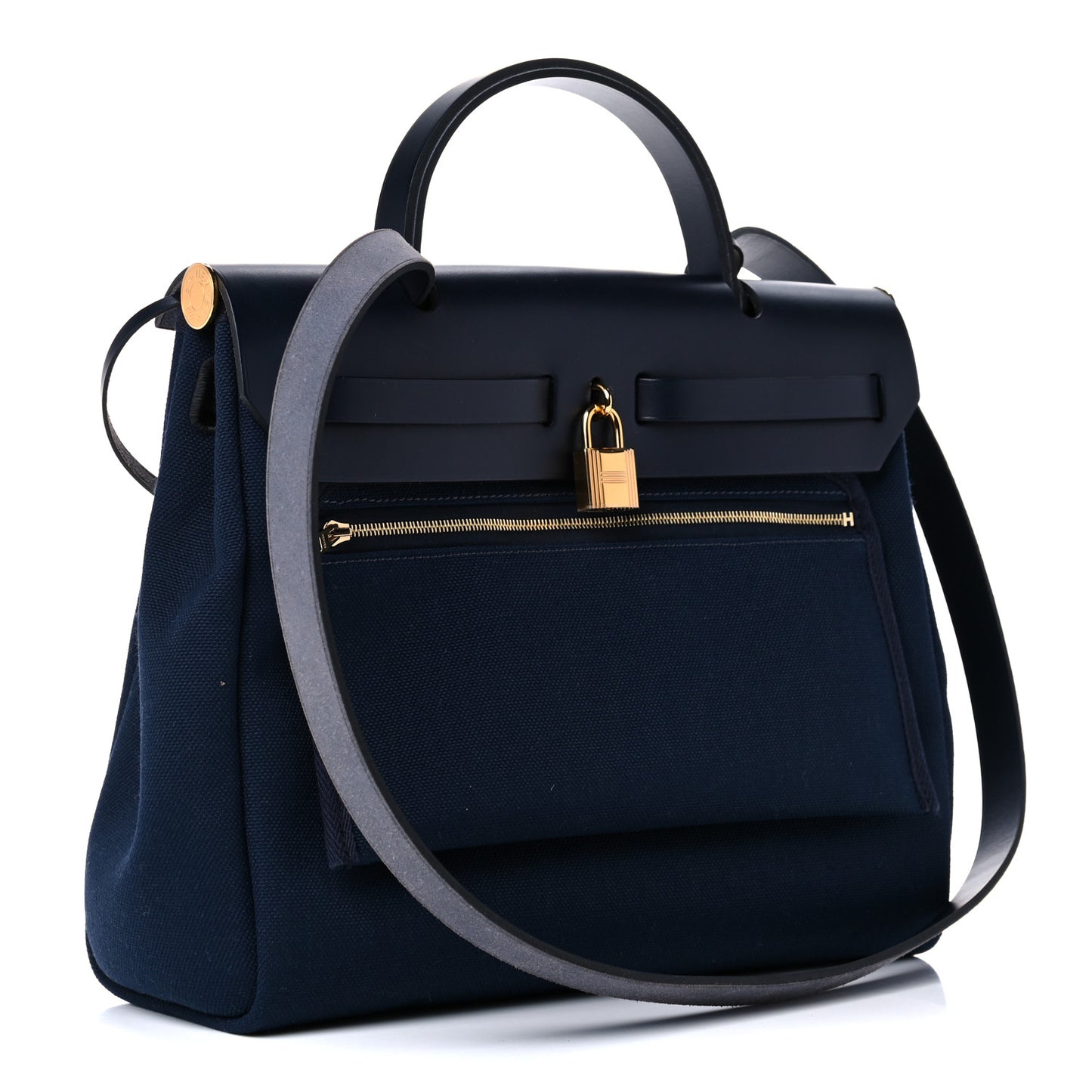 Military Toile Vache Hunter Herbag Zip 39 MM Bleu Indigo