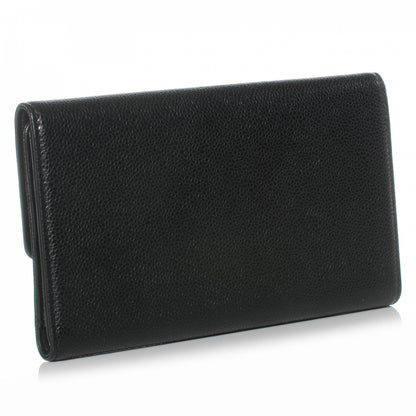 Chanel Caviar CC Large Flap Wallet Black 3 of 8
