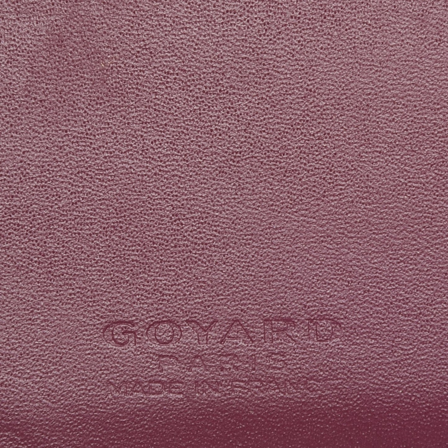Chevron St. Marc Folding Card Case Burgundy