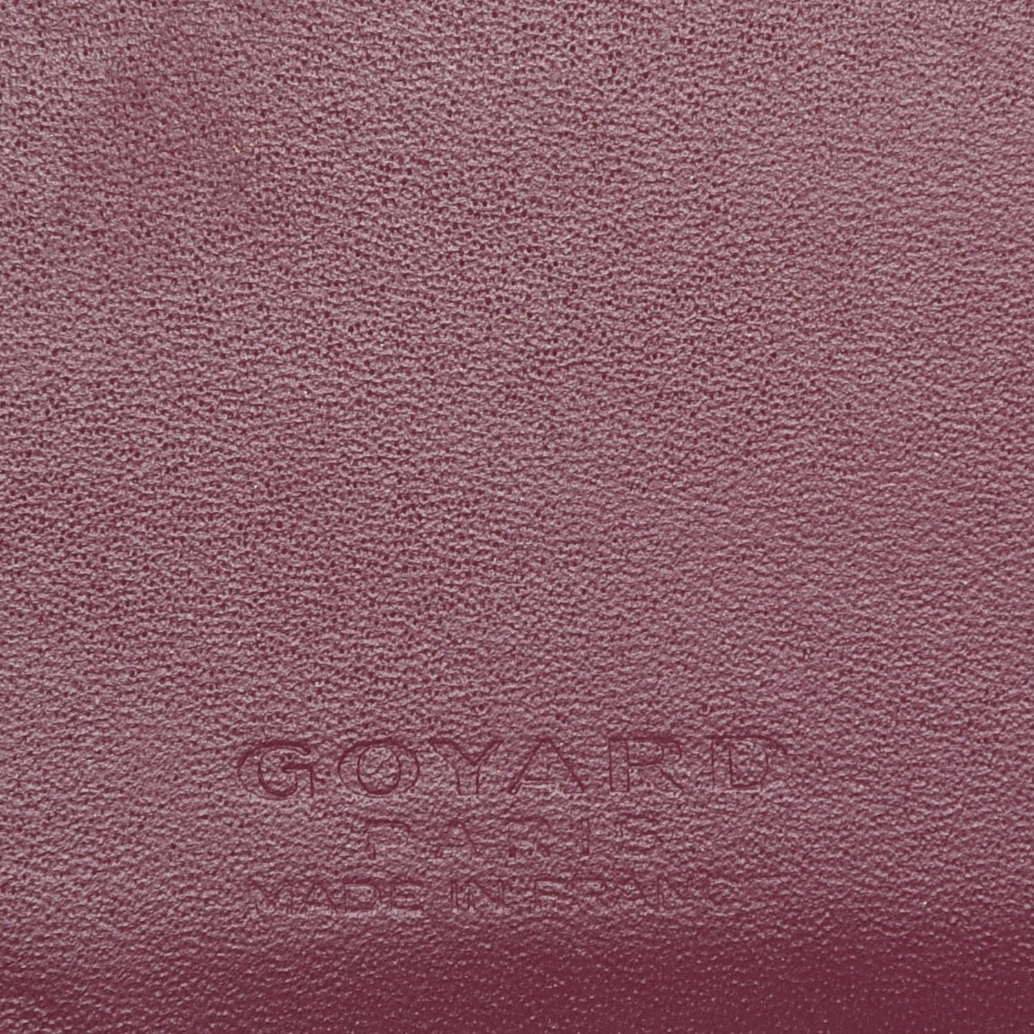 Goyard Chevron St. Marc Folding Card Case Burgundy 6 of 6