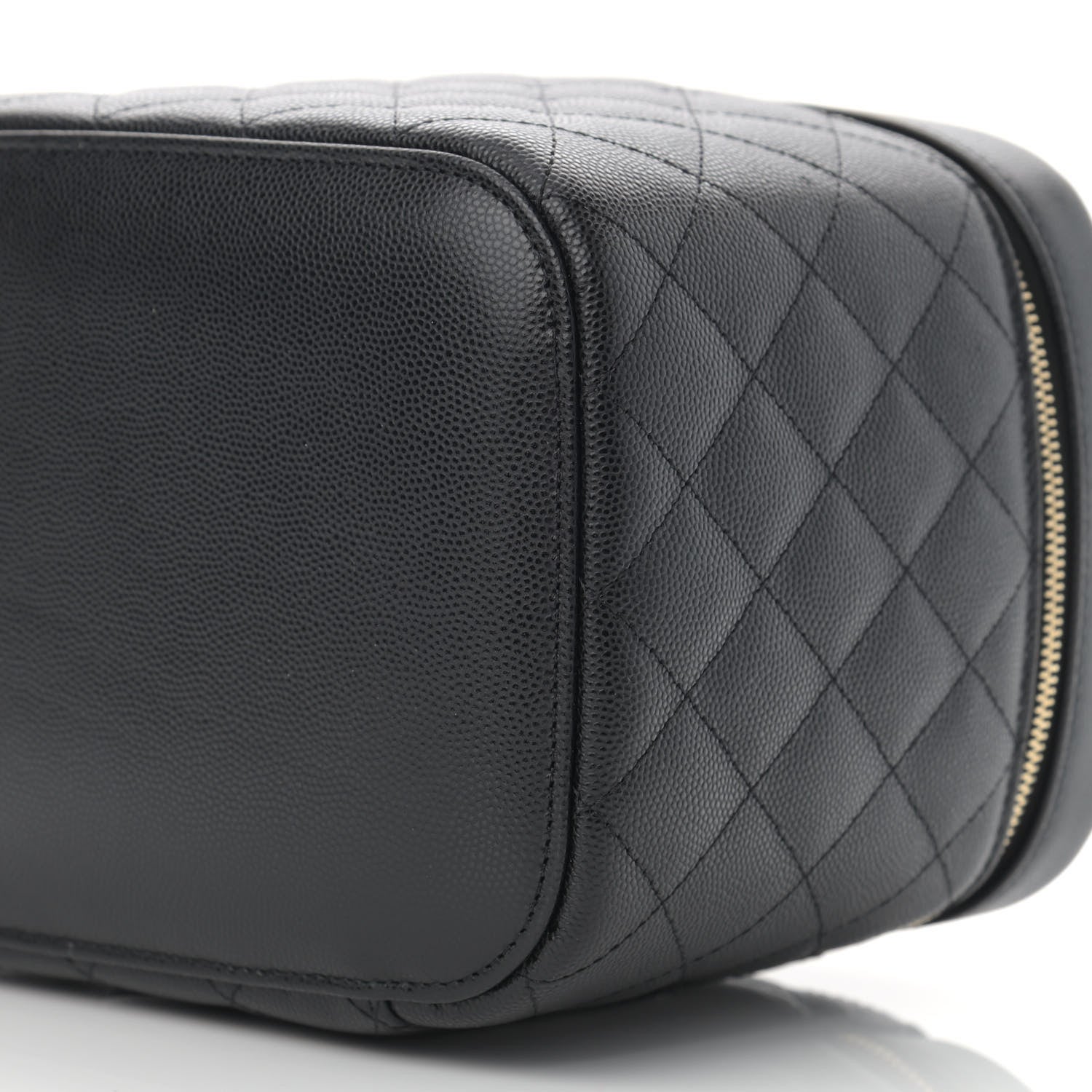 Chanel Caviar Quilted Large Vanity Pouch Black 9 of 10