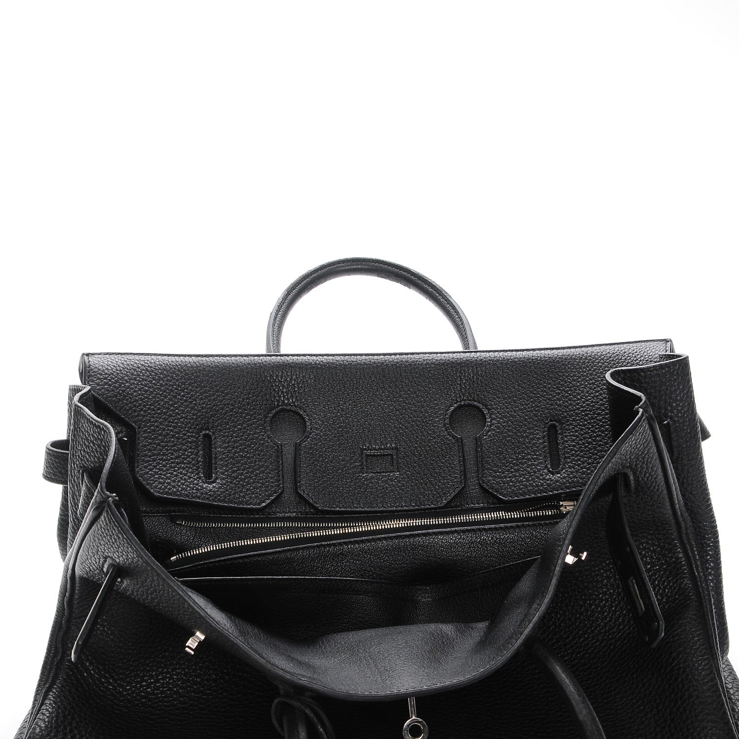Hermes Taurillon Clemence Birkin 35 Black 10 of 26