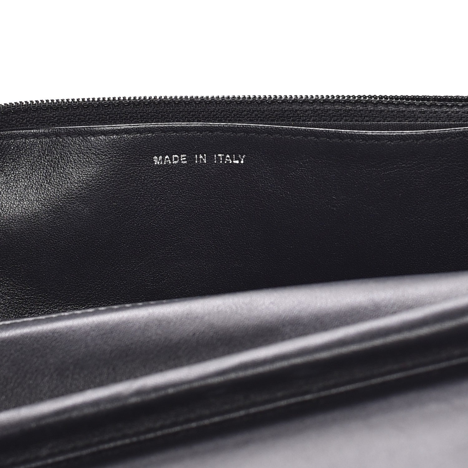 Chanel Lambskin Diamond Stitched Wallet On Chain WOC Black 7 of 10
