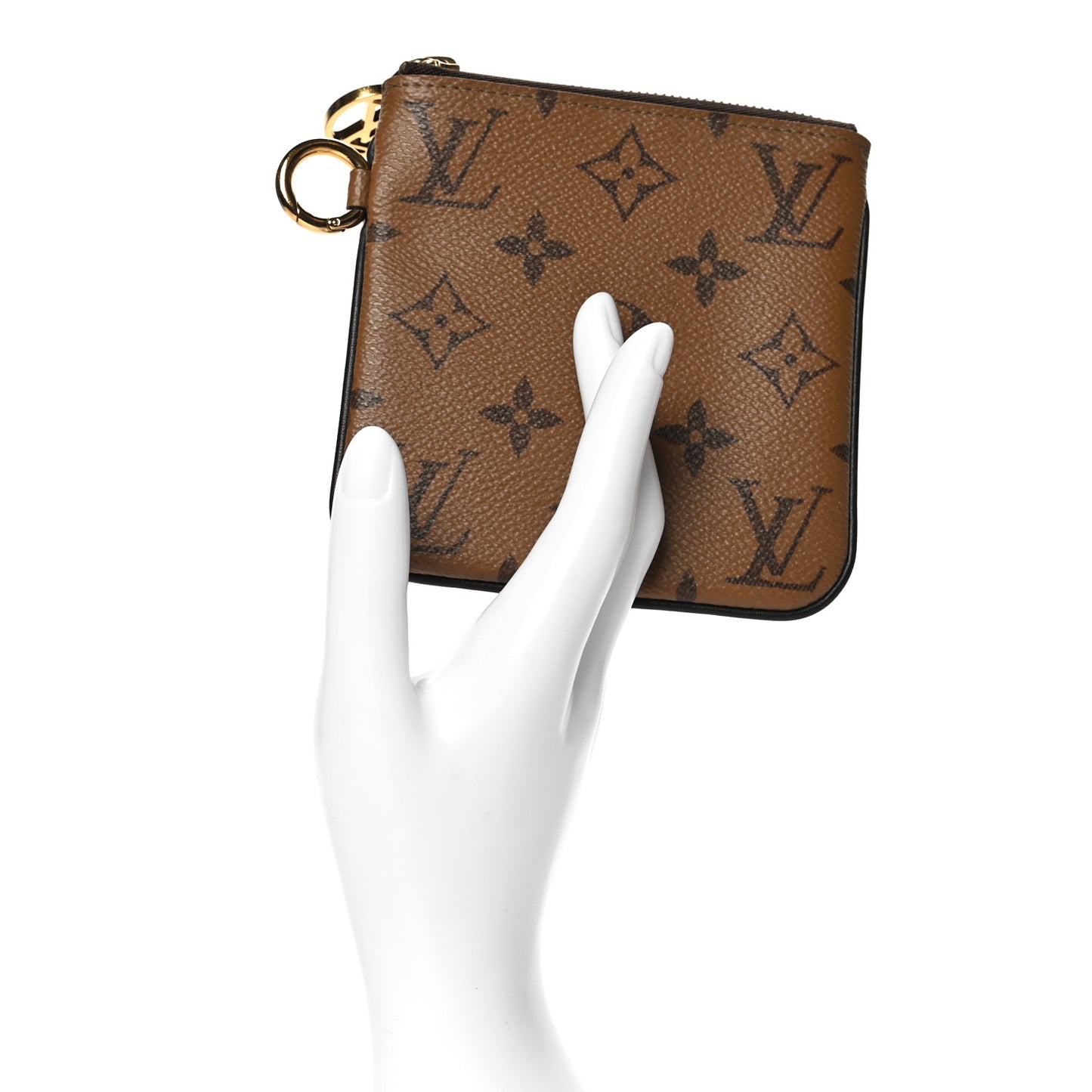 Reverse Monogram Trio Square Pouch