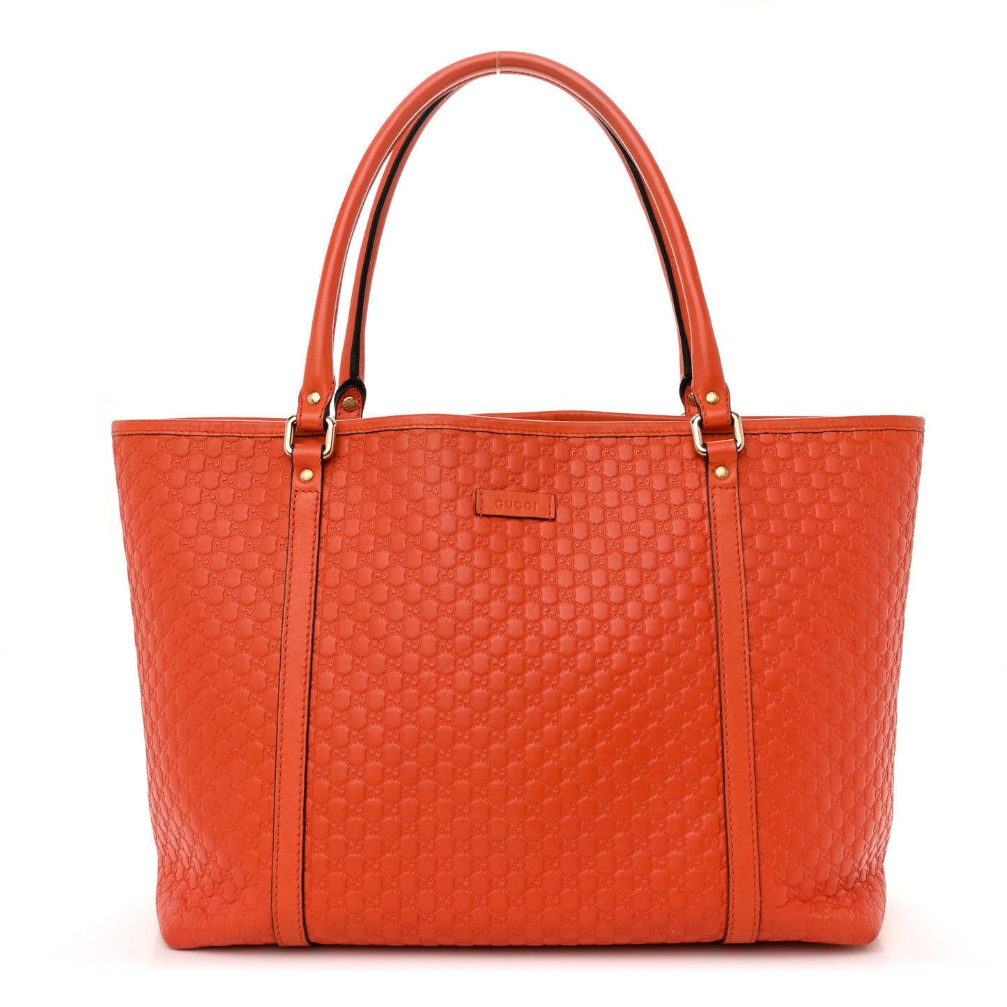 Microguccissima Medium Joy Tote Sun Orange