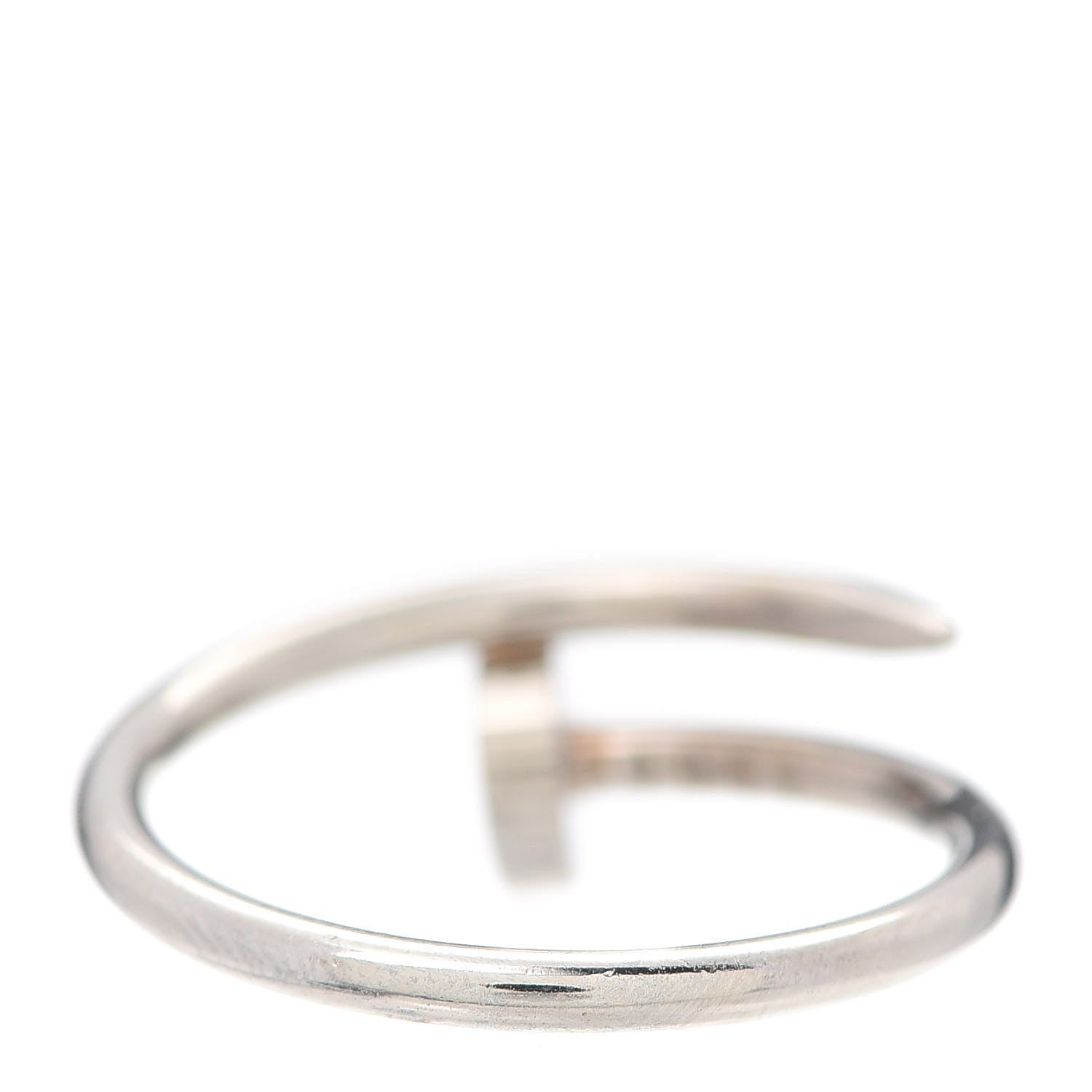 Cartier 18K White Gold Small Juste Un Clou Ring 53 6.25 3 of 7