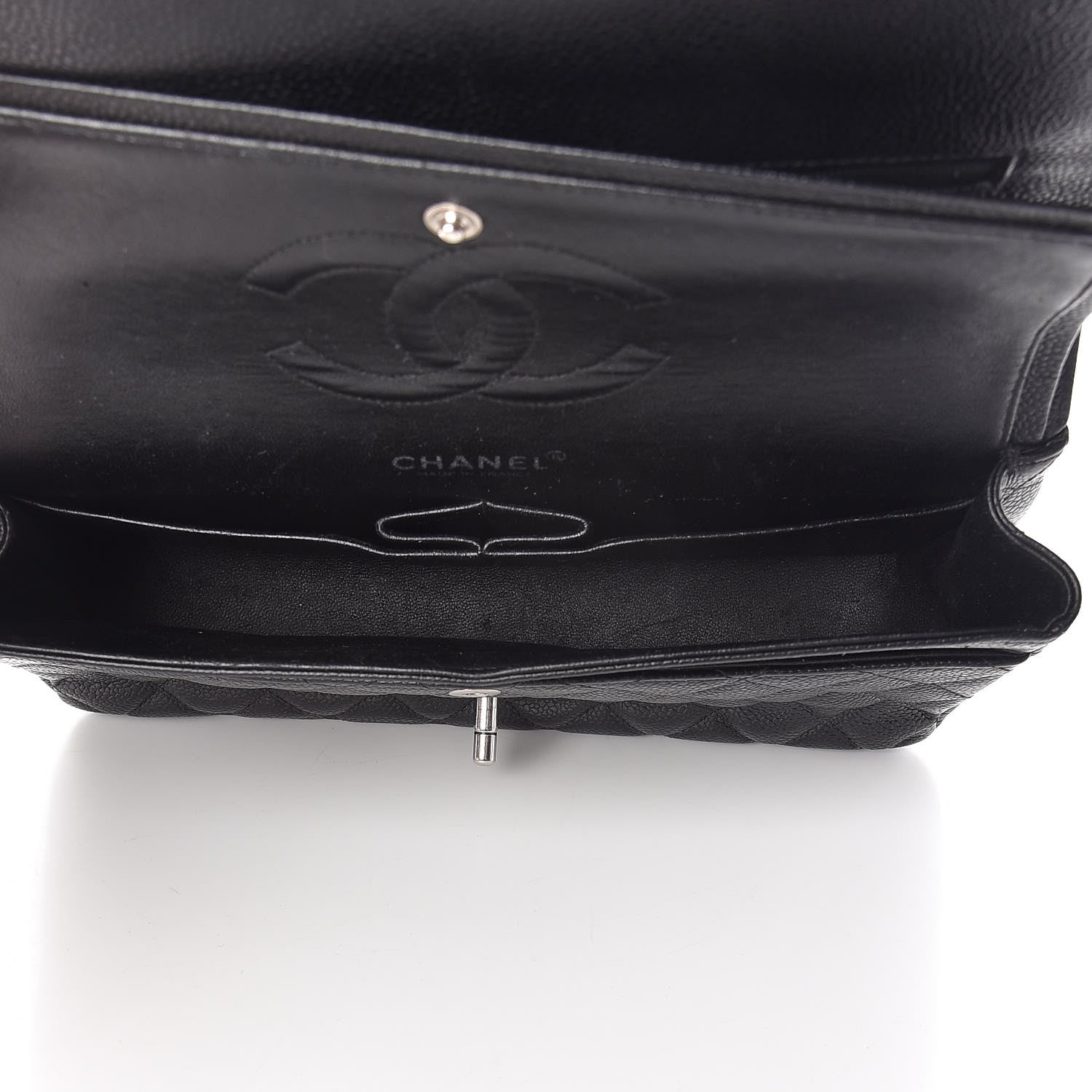 Chanel Caviar Quilted Medium Double Flap Black 5 of 25