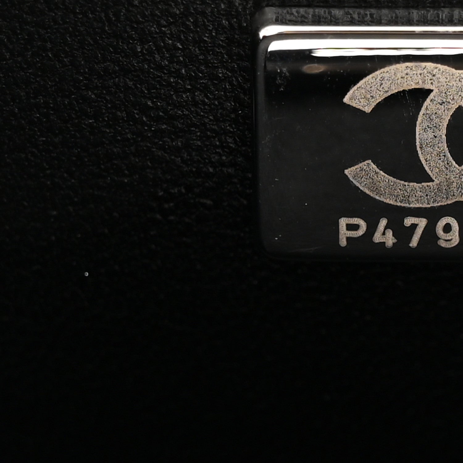 Chanel Lambskin Metal Quilted Small Evening Bag With Chain Black 7 of 11