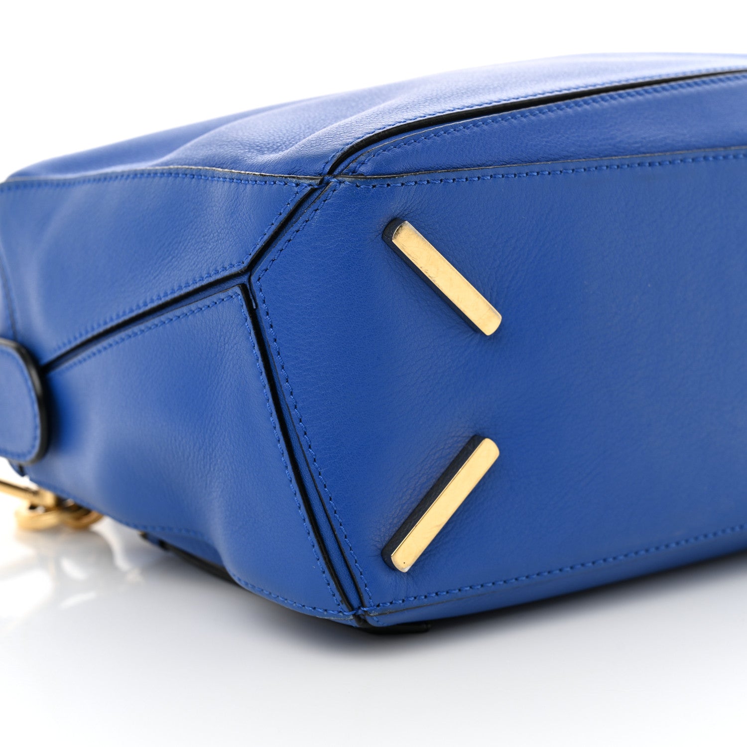Loewe Calfskin Small Puzzle Bag Electric Blue 9 of 13