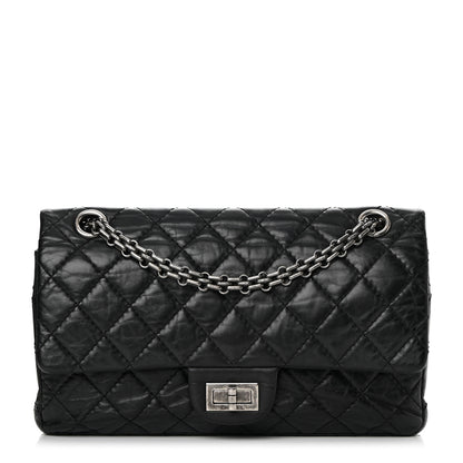 Chanel Aged Calfskin Quilted 2.55 Reissue 225 Flap Black 1 of 16
