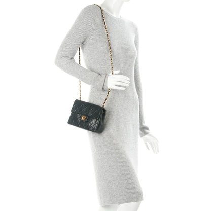 Chanel Lambskin Quilted Mini Square Flap Black 3 of 11