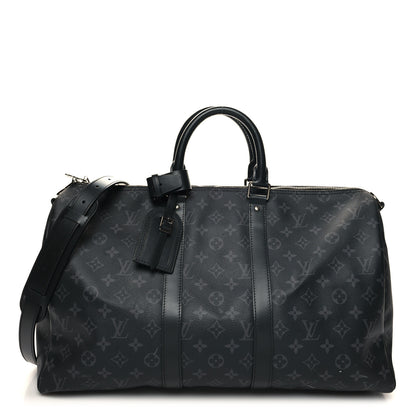 Louis Vuitton Monogram Eclipse Keepall Bandouliere 45 1 of 11