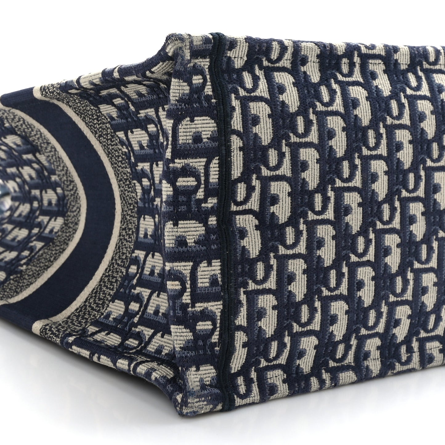 Oblique Medium Book Tote Blue Multicolor