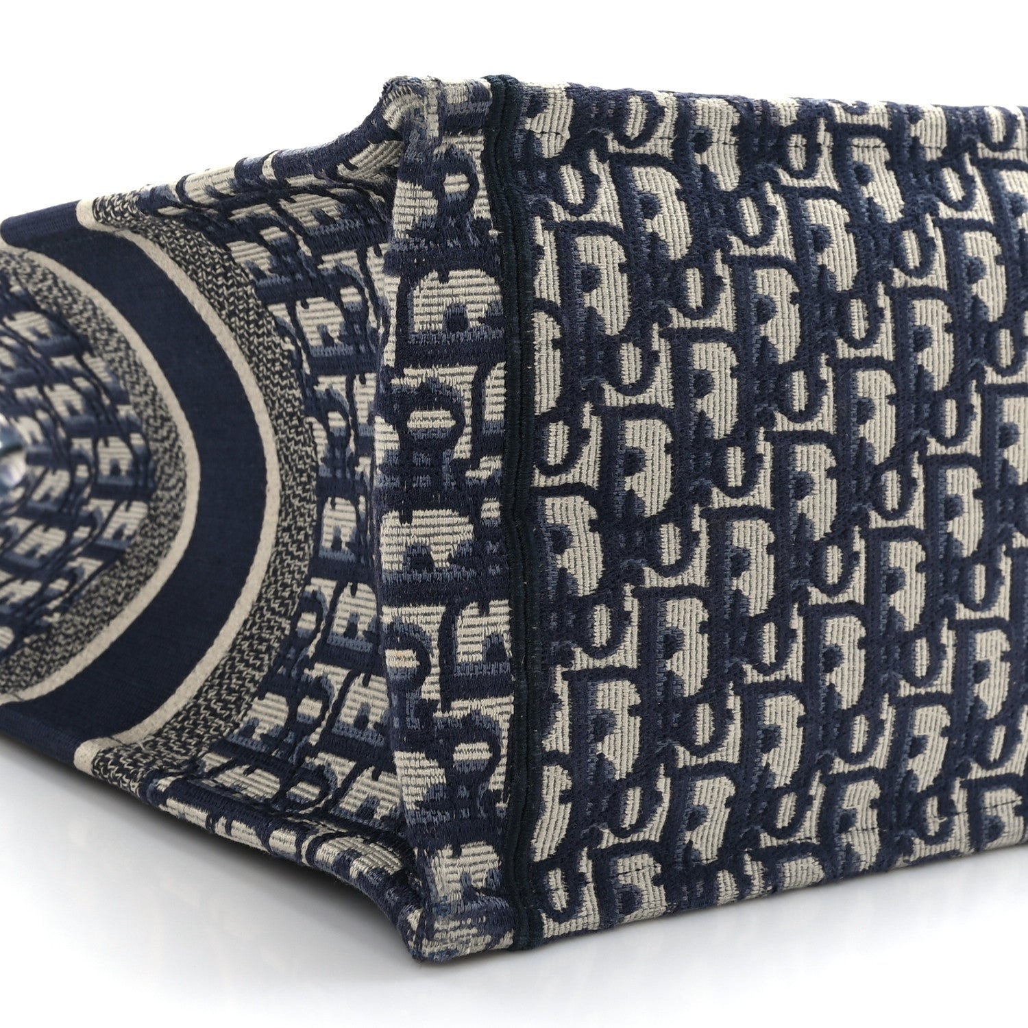 Christian Dior Oblique Medium Book Tote Blue Multicolor 8 of 9