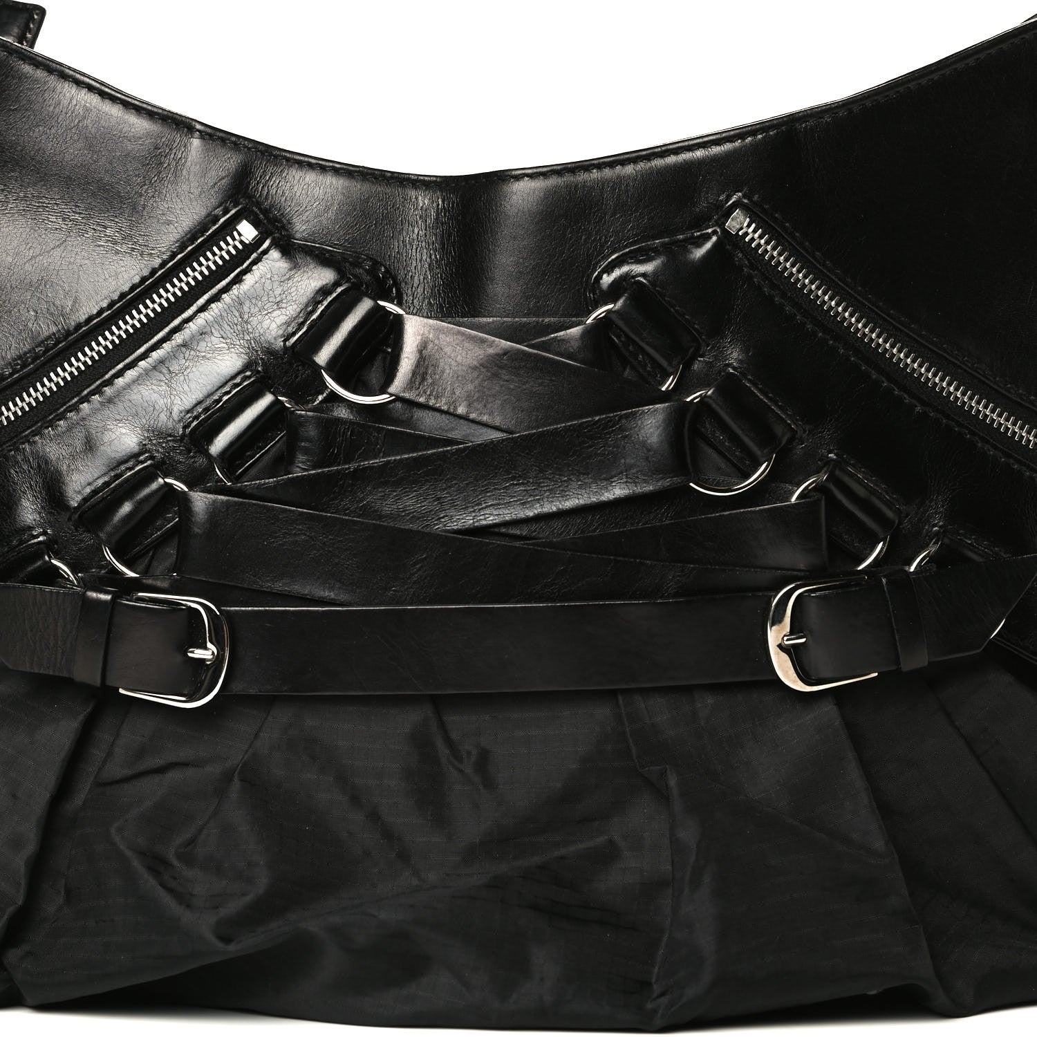 Christian Dior Satin Ballet Evening Bag Black 7 of 13